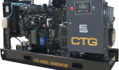 Дизельный генератор 10,8 квт CTG AD-14RE-M открытый (на раме) с АВР - новый
