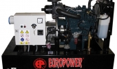 Дизельный генератор 27 квт EuroPower EP-30-DE открытый (на раме) - новый