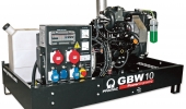 Дизельный генератор 6,5 квт Pramac GBW-10-Y открытый (на раме) с АВР - новый