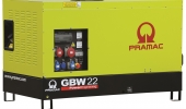 Дизельный генератор 14,5 квт Pramac GBW-22-Y в кожухе с АВР - новый