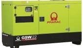 Дизельный генератор 13,5 квт Pramac GSW-22-Y в кожухе с АВР - новый