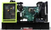Дизельный генератор 211 квт Pramac GSW-275-DO открытый (на раме) с АВР - новый
