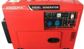 Дизельный генератор 10 квт АМПЕРОС LDG-15000-S в кожухе - новый