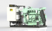 Дизельный генератор 139,04 квт Вепрь АДС-175-Т400-ТК открытый (на раме) - новый