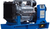 Дизельный генератор 150 квт ТСС АД-150С-Т400-1РМ2 открытый (на раме) - новый